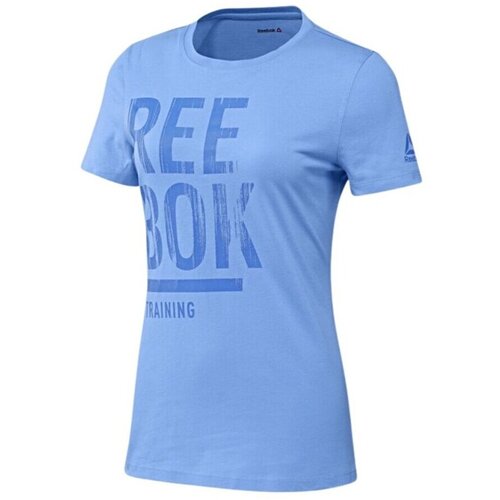 Reebok Majice s kratkimi rokavi BK6626 Modra Slike