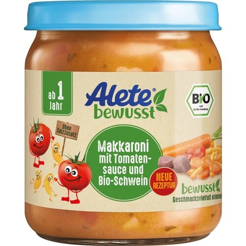 BIO makaroni s paradižnikovo omako in svinjino - 250 g Cene