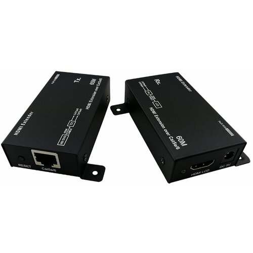 E-green Adapter-Konvertor HDMI extender - RJ 45 cat5e/6, 60m Slike