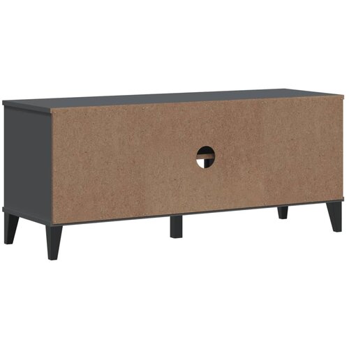  Klupa za cipele VIKEN antracit siva 106 x 35 x 45 cm drvena Slike