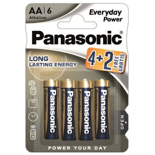 Panasonic baterije 02390735 LR6EPS/6BP-AA kt Slike