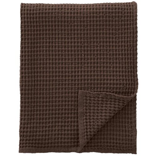Pineapple Elephant Temno rjava bombažna odeja 150x200 cm Jaipur Chunky Waffle &amp;ndash; Slike