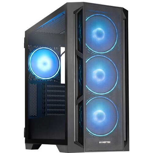 Chieftec APEX LUMO USB3.2 Gen2 E-ATX ohi&amp;scaron;je, črno Slike