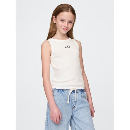 GAP Children's ribbed tank top with logo - Girls Cene