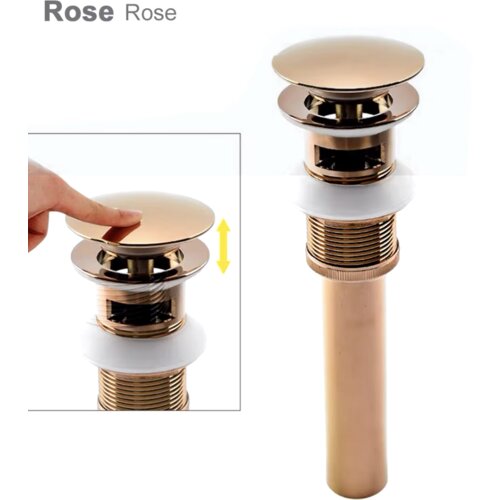 POP-UP sifon za umivaonik EYN SBP1658&amp;lt;span&amp;gt; - &amp;lt;/span&amp;gt;Rose gold Slike
