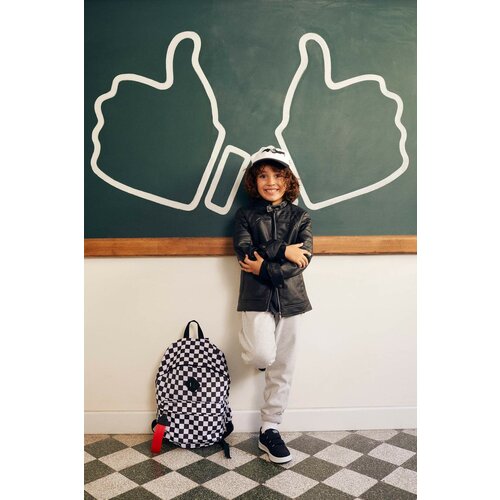 Defacto Women's Fit Checkerboard Pattern School Backpack Slike