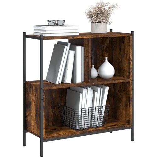  Regal za knjige boja hrasta 72x28x77,5 cm od konstruiranog drva Slike