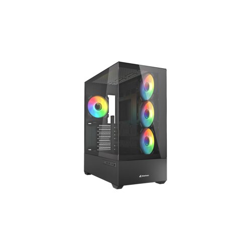 Kući&scaron;te SHARKOON gaming, AK6 RGB Black ATX, ventilator 4x120mm Cijene