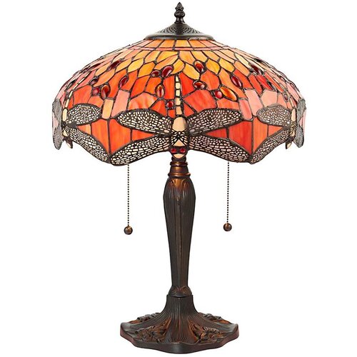  Endon 64093 - Stona lampa Tiffany DRAGONFLY 2xE27/60W/230V prečnik 41 cm Cene