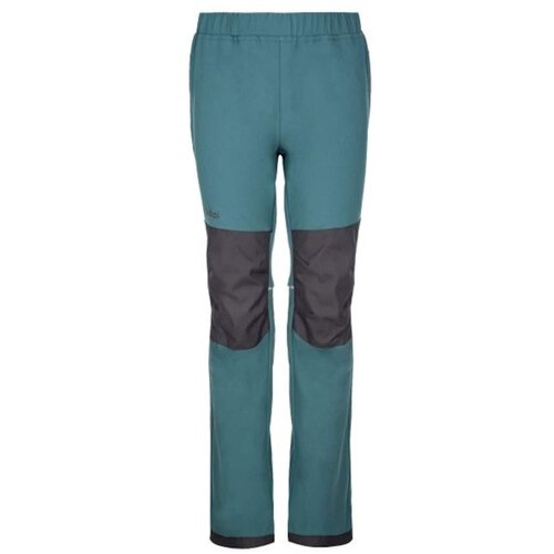 Kilpi Children&amp;#039;s softshell outdoor pants RIZO-J DARK GREEN Slike
