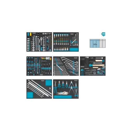 Hazet Komplet alata za motorna vozila 242-dijelni set 0-2500-163/242