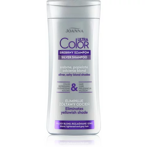 Joanna Ultra Color svjetlucavi šampon za plavu kosu 200 ml