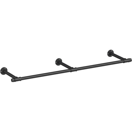 Songmics Stensko obe&amp;scaron;alo za oblačila 30,4 x 170 x 7 cm črna, HSR104B01 Slike