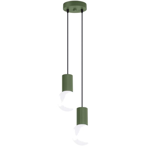 Sollux Lighting Viseča svetilka HALO 2P zelena oliva, (5000352195) Cene
