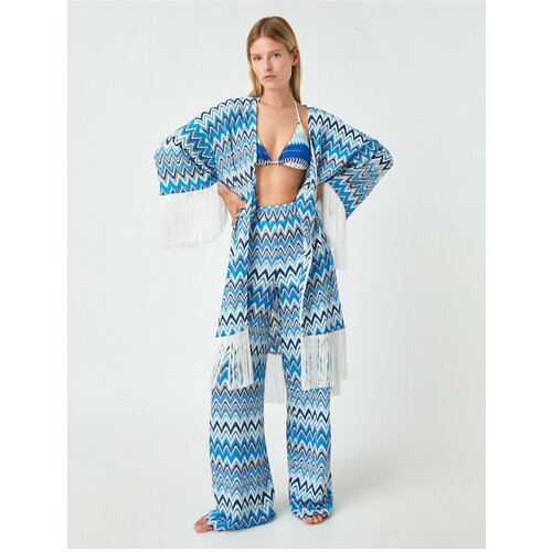 Koton Kimono & Caftan - Blue - Oversize Slike