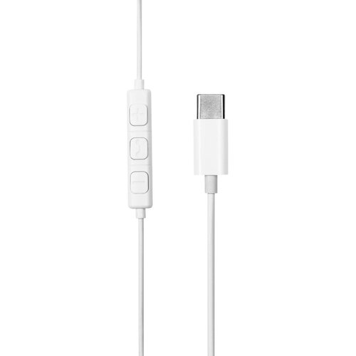 Streetz slu&amp;scaron;alice HL-W111 na žicu USB-C priključek BELE Slike
