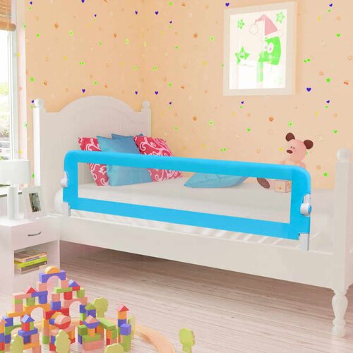 vidaXL Posteljno varovalo za otroke 150 x 42 cm modro, (20608971) Cene