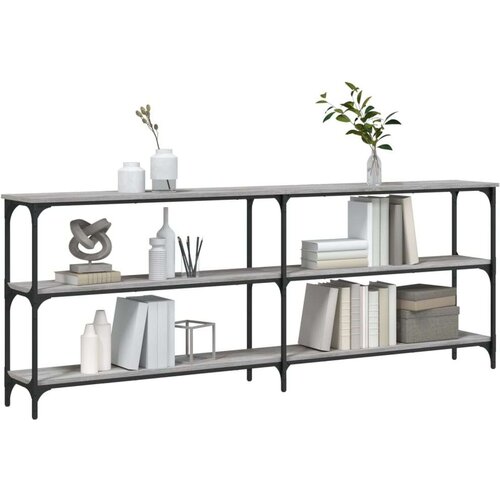  Konzolni stol boja hrasta sonome 200x29x75 cm konstruirano drvo Slike