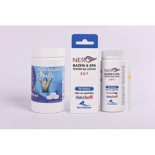  Set hemije za održavanje bazena Osnovni Paket, 3 proizvoda Slike