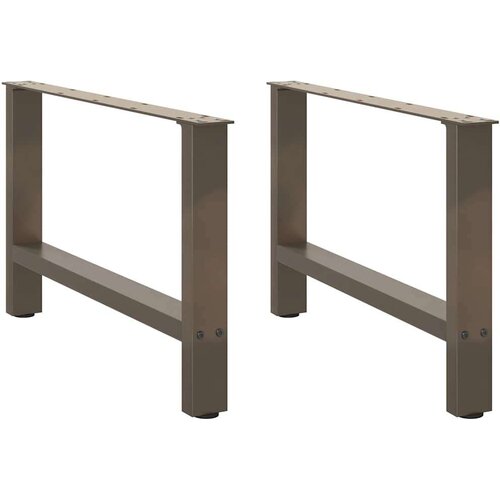  Noge za klub stolić prirodni čelik 2 kom 70 x (42-43) cm čelik - Prirodna 70 x (42-43) cm 2 1 Slike