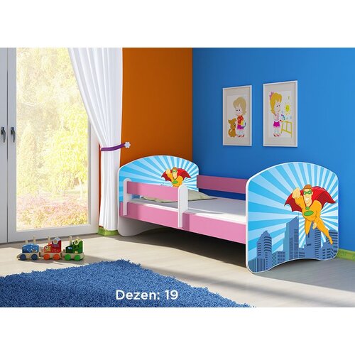ACMA dečiji krevet II 140x70 + dušek 6 cm PINK19 Cene