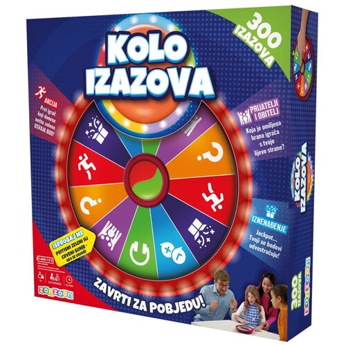 Zanzoon družabna igra Vrtiljak Izzivov Cene