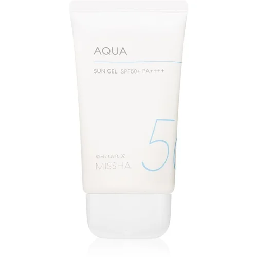 MISSHA All Around Safe Block Aqua Sun gel-krema za sončenje za obraz SPF 50+ 50 ml