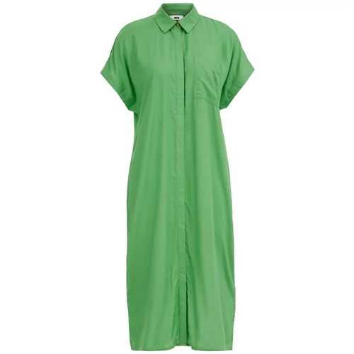 WE Fashion Košulja haljina zelena