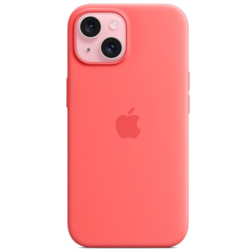 Apple original ovitek Silicon case za iPhone 15 - MagSafe - guava - MT0V3ZM/A Slike