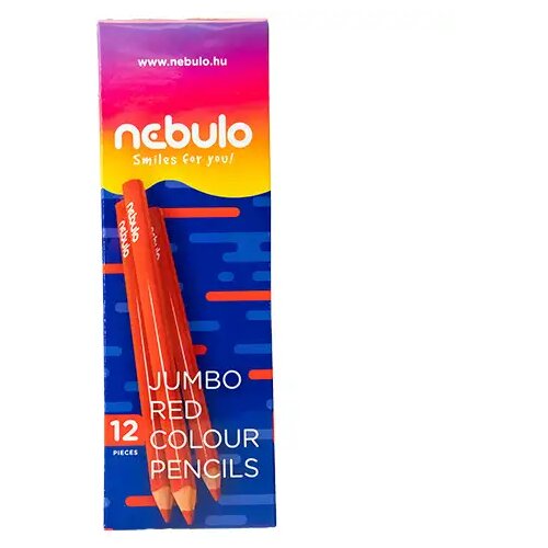 NEBULO Crvena Jumbo drvena bojica 1kom Cijene