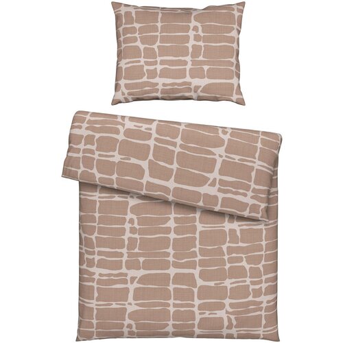 Esposa posteljnina crest 140/220 cm renforcé rjavosiva Cene