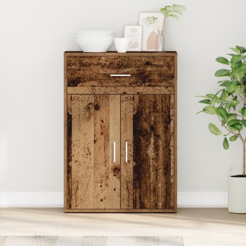 vidaXL Ormarić / Komoda Staro drvo 79 x 38 x 80 cm Konstruirano drvo Cijene