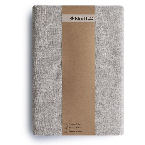 Restilo CORITA curtain, beige, plain, classic‑modern style, multi‑functional tape, material: structural fabric with blackout effect, 140 x 245 cm Slike