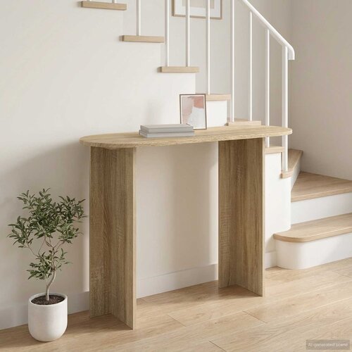  Konzolna stolica s pohranom Hrast sonoma 100 x 39,5 x 75 cm Cene