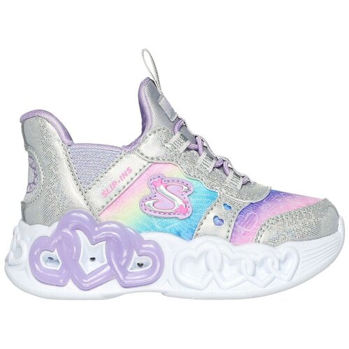 Skechers Patike za devojčice Slip ins infinite helights, Srebrne boje Cene