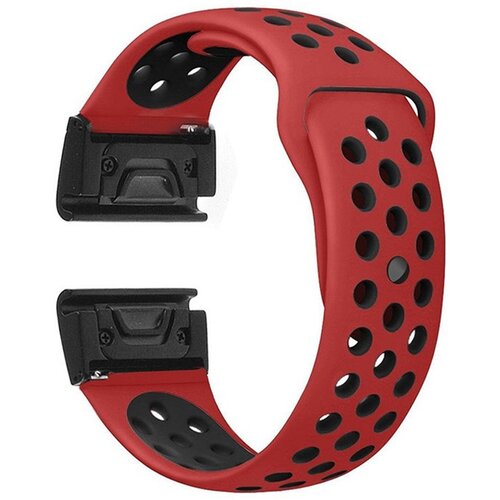  22mm narukvica za Garmin Fenix 5/Garmin Forerunner 935 black/red Cijene