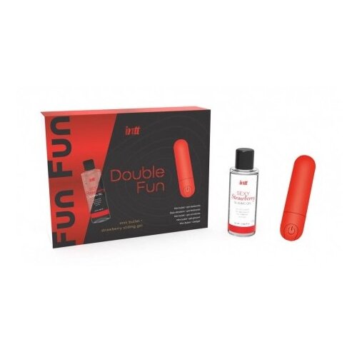 AsRock - DOUBLE FUN KIT WITH VIBRATING BULLET AND STRAWBERRY MASSAGE GEL Slike