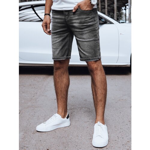 DStreet Men&amp;#039;s denim shorts dark grey Slike
