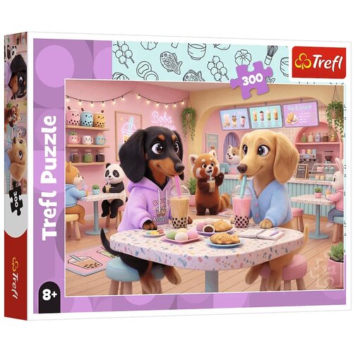 Trefl Dachshundi v kavarni 300-delni puzzle - Cene
