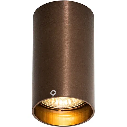 QAZQA Moderni reflektor temno bronast 5,5 cm - Tuba