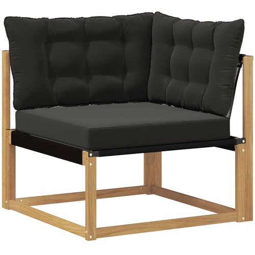  Set vanjskih sofa 5 kom. Bijela i crna Slike