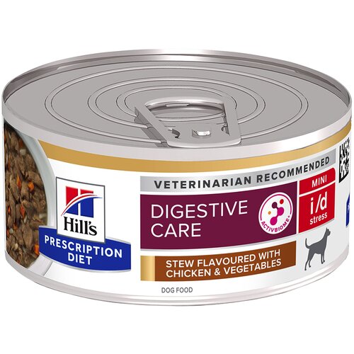 Hill&amp;rsquo;s Prescription Diet i/d Stress Mini Digestive Care s pi&amp;scaron;čancem - 24 x 156 g Slike