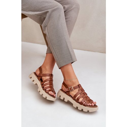 Lewski Shoes Leather Ladies Sandals Zazoo Cene