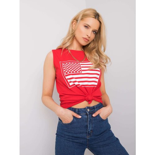 RUE PARIS Top-DS-TP-1116.34P-Red Slike