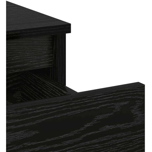  za krevet Crni hrast 40 x 35 x 50 cm Konstruirano drvo Slike