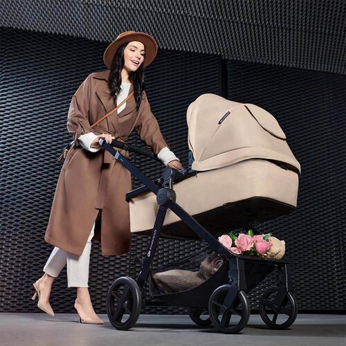 Kinderkraft otro&amp;scaron;ki voziček 4v1 newly&amp;trade; moonlight grey + mink&amp;trade; pro + isofix baza mink&amp;trade; fx Slike