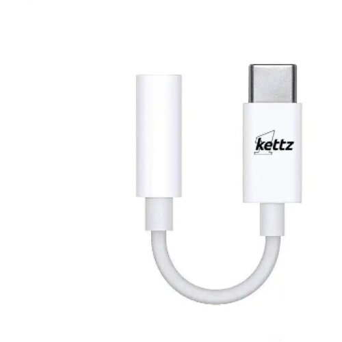 Kettz Adapter sa type C na AUX 3.5mm C2A-05 beli Slike