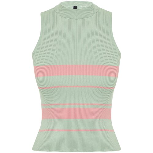 Trendyol Mint Crew Neck Knitwear Blouse Slike