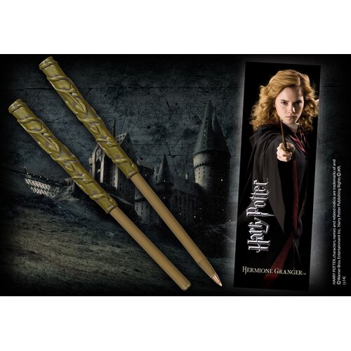 HARRY POTTER komplet pisala v obliki Hermionine palice & knjižnega kazala Noble Collection Cene
