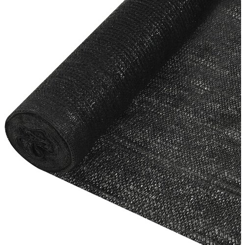 VidaXL mreža za privatnost crna 2 x 50 m hdpe 150 g/m&amp;sup2; Slike